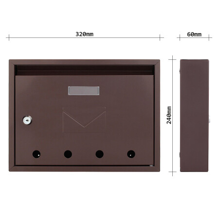 MAILBOX MP IMOLA - T06489 (Barna komaxit)