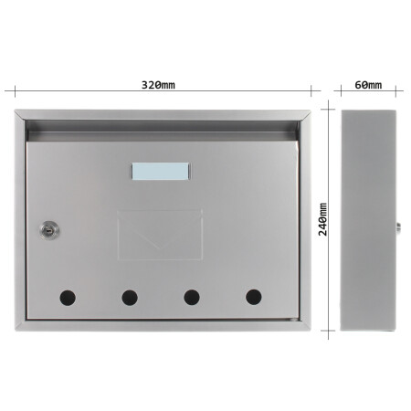 MAILBOX MP IMOLA - T06489 (ezüst comaxit)