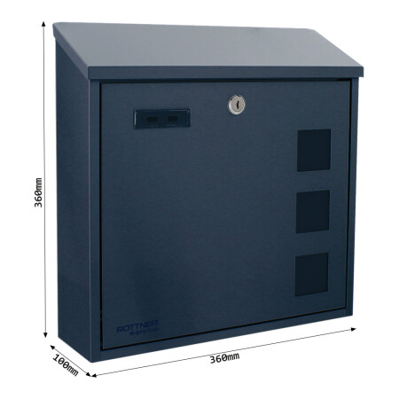 MAILBOX MP MURO - T06511 (ANT - Antracit)