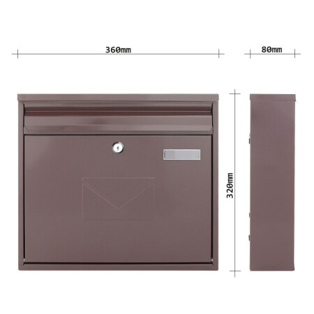 MAILBOX MP TERAMO - T04771 (Barna komaxit)