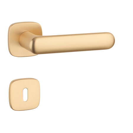 Ajtóvasalat MP AS - OLEA - QR 7S (OLS - Szálcsiszolt sárgaréz)