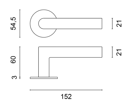 Ajtóvasalat MP SH - OVAL - R 1750 3SM (WS - Matt fehér)
