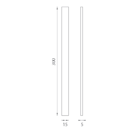 Üveghéj MP JNF - IN. 16.556.A (BN - Szálcsiszolt rozsdamentes acél)