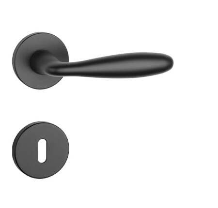 Ajtóvasalat MP AT - VERBENA - R 7S (BS - Matt fekete)