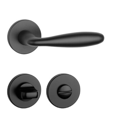 Ajtóvasalat MP AT - VERBENA - R 7S (BS - Matt fekete)