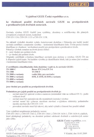 Önzáró szerkezet csúszósínnel MP GZ - TS 3000 (barna)