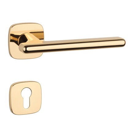 Ajtóvasalatok MP AS - MARANTA - QR 7S (OLV - Polírozott lakkozott sárgaréz)