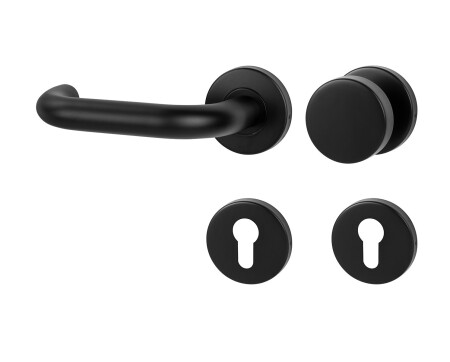 Ajtóvasalat MP COSLAN - R (BS - Matt fekete)