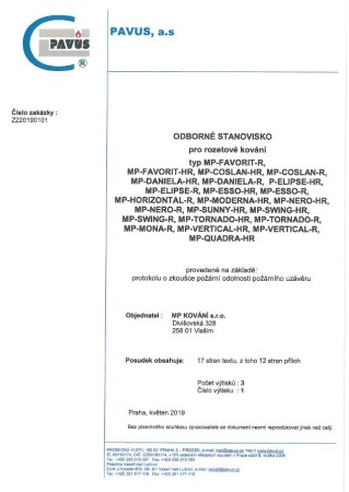 Ajtóvasalat MP COSLAN - R (BS - Matt fekete)