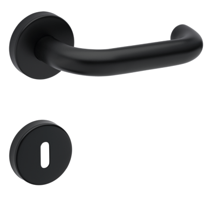 Ajtóvasalat MP TI - COSLAN - R 2000 (BS - Matt fekete)