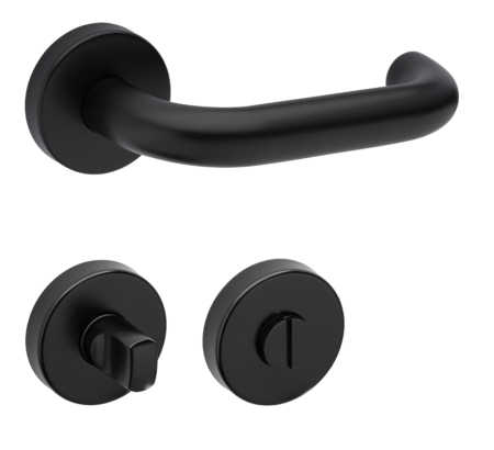 Ajtóvasalat MP TI - COSLAN - R 2000 (BS - Matt fekete)