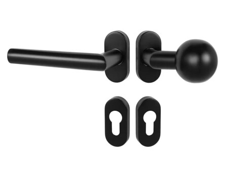 Ajtószerelvények MP Favorit - UOR (MATTE FEKETE)