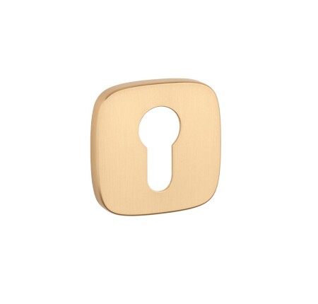 Ajtórozetta MP AS - QR 7S (OLS - Szálcsiszolt sárgaréz)