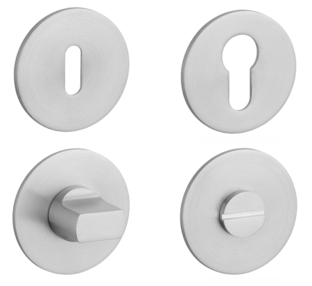 Ajtórozetta MP SH - R 3SM (BN - Szálcsiszolt rozsdamentes acél)