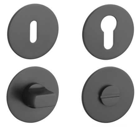 Ajtórozetta MP SH - R 3SM (BS - matt fekete)