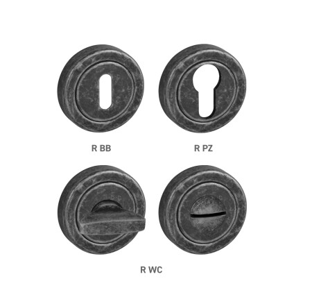 Ajtórozetta MP TI - R osztott (OGA - Antik szürke)