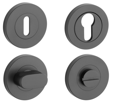 Ajtórozetta MP SH - R PRO 8 MM (BS - matt fekete)