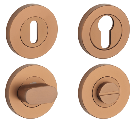 Ajtórozetta MP SH - R PRO 8 MM (CUM PVD - Matt réz PVD)