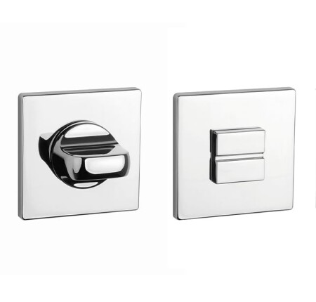 Ajtórozetta MP AS - HR 5S (OC - Fényes króm)