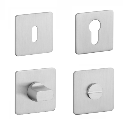 Ajtórozetta MP SH - HR 3SM (BN - Szálcsiszolt rozsdamentes acél)