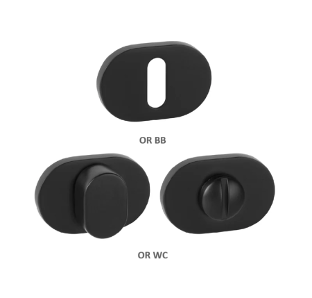 Ajtórozetta MP MPK - IMPRESSA - OR (BS - matt fekete)