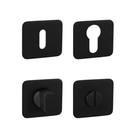 Ajtórozetta MP GK - ONE - HR kilincshez (Grafitfekete)