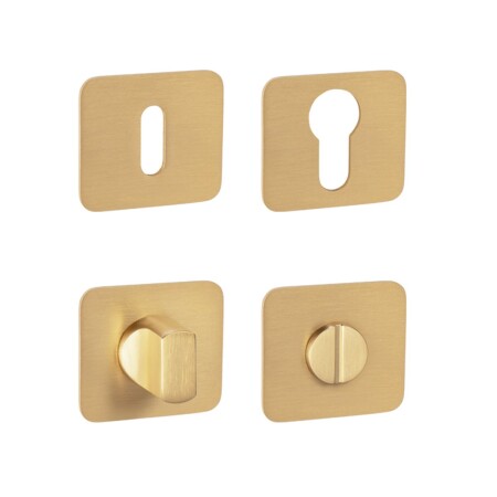 Ajtórozetta MP GK-hoz - ONE - HR kilincs (OLS - Szálcsiszolt sárgaréz)