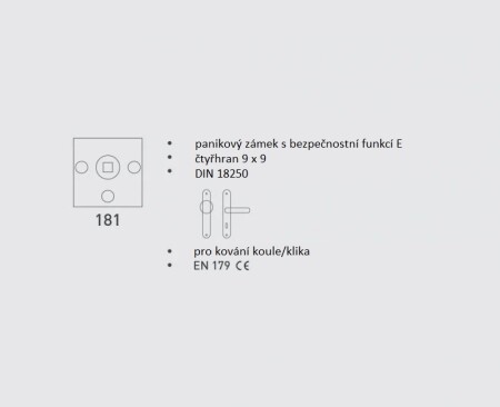 MECHANIKUS PÁNIKZÁR MP DK-181