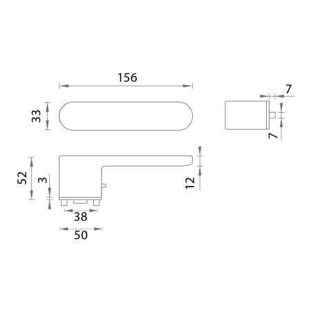 Ajtóvasalat MP MPK - IMPRESSA KAPCSOLÓZÁR - VAGY fogantyús zárral (WS - matt fehér)