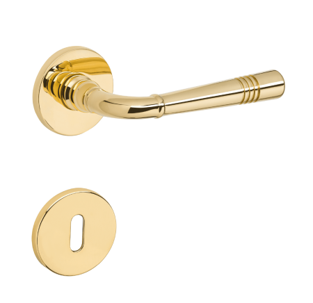 Ajtóvasalat MP TI - DIADEM - R 4009 5S (OLV - Polírozott lakkozott sárgaréz)