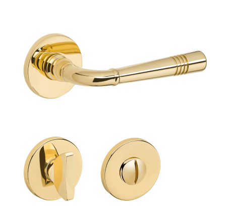 Ajtóvasalat MP TI - DIADEM - R 4009 5S (OLV - Polírozott lakkozott sárgaréz)