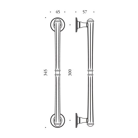 Ajtókilincs MP VENEZIA - 345/300 (Antik bronz)