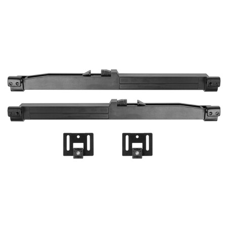 MP VINTAGE 1 tolóajtó rendszer csillapítóval és 2 m-es sínnel (BS - matt fekete)