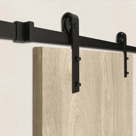 MP VINTAGE 2 tolóajtó rendszer 2m-es sínnel (BS - matt fekete)