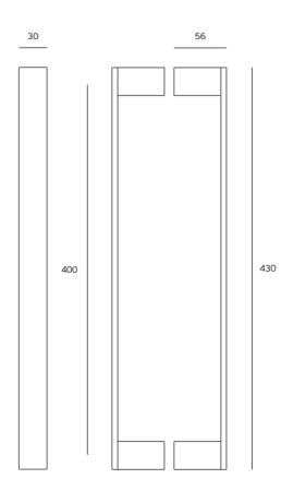Ajtókilincs MP JNF - IN.07.153.D (TCO - Titán-réz)