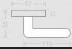 Ajtó vasalat ACT Jana R (MATTE NICKEL)