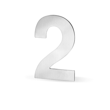 Homlokzati számok ACT - 12 cm (ROZSDAMENTES ACÉL)