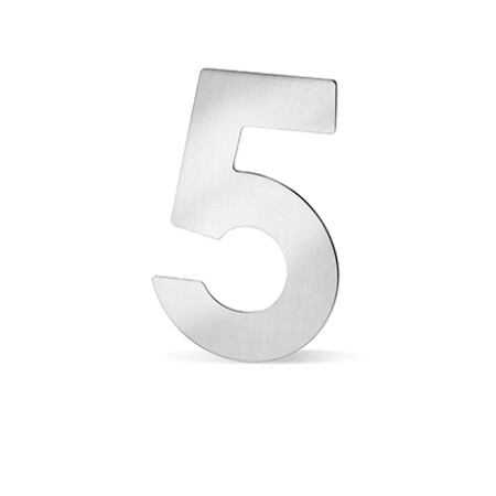 Homlokzati számok ACT - 12 cm (ROZSDAMENTES ACÉL)