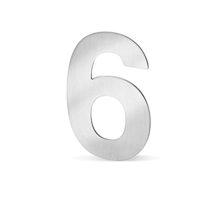 Homlokzati számok ACT - 12 cm (ROZSDAMENTES ACÉL)