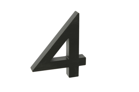 Házszám RICHTER 3D RN.100LV (matt fekete)