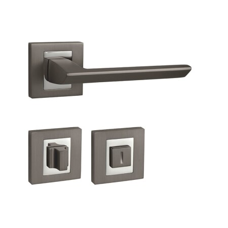 MP Jasper HR ajtóvasalat (T/OC - titán / fényes króm)