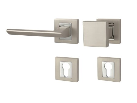 MP Jasper HR ajtóvasalat (NP/OC - Pearl nikkel / fényes króm)