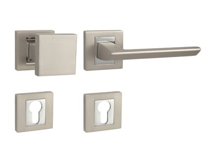 MP Jasper HR ajtóvasalat (NP/OC - Pearl nikkel / fényes króm)