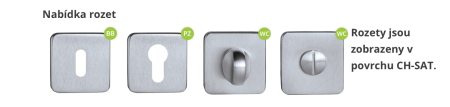 Ajtószerelvények TWIN INNER P 660 HR (CM)