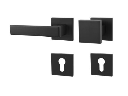 MP HIT HR SQ6 ajtóvasalat (BS - Matt fekete)