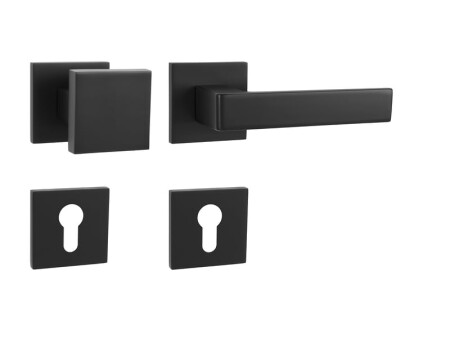 MP HIT HR SQ6 ajtóvasalat (BS - Matt fekete)