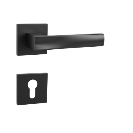 Ajtószerelvények MP Holly HR SQ6 (NP - BS - Matt fekete)