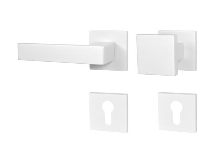 Ajtószerelvények MP HIT HR SQ6 (WS - Fehér matt)