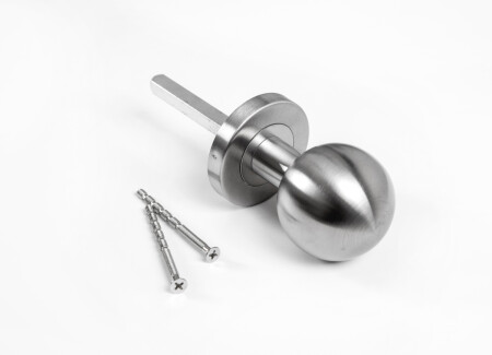 ROSTEX kilincs kerek rozettával (matt rozsdamentes acél)