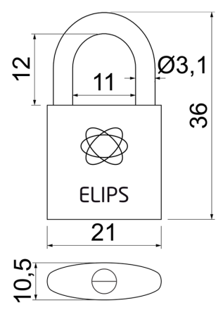 Lakat RICHTER RV.ELIPS.20 (sárgaréz)